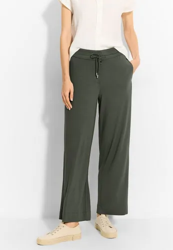 CECIL Stoffhose High Waist in grün von CECIL