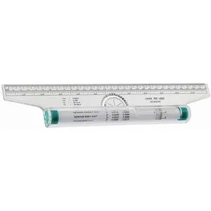 Linex Lineal 100411018, Rolllineal, 30 cm, Kunststoff, transparent