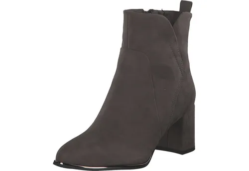 MARCO TOZZI Damen Stiefeletten mit Absatz, Braun (Pepper), 39 EU - Wanderschuhe mit softiger Feel me Sohle für optimalen Tragekomfort, vegan und mit angenehmer Passform für stilvolle Auftritte.