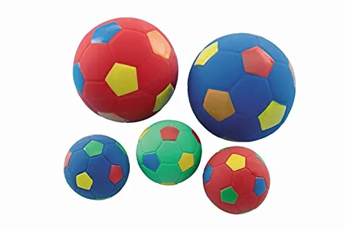 Nobby Latex Fußball, mehrfarbig 12 cm, 1 Stück