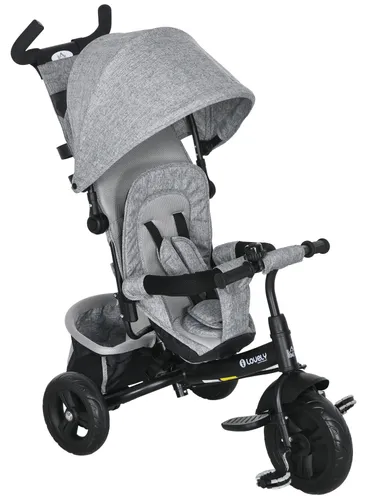 Vielseitiges Kinder-Dreirad mit Sonnendach und Becherhalter