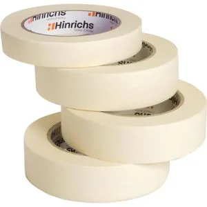 Hinrichs Kreppband 0895, 3x 30mm und 1x 20mm x 50m, für Innen, 4 Rollen