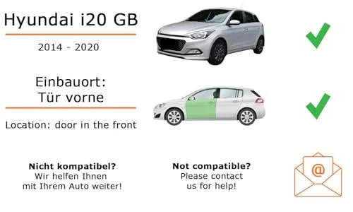 JUST SOUND best choice for caraudio Lautsprecher Boxen Einbaupaket für Axton ATC165S kompatibel mit Hyundai i20 GB vorne | 2X Tief-Mitteltöner 2X Hochtöner 2X Frequenzweiche