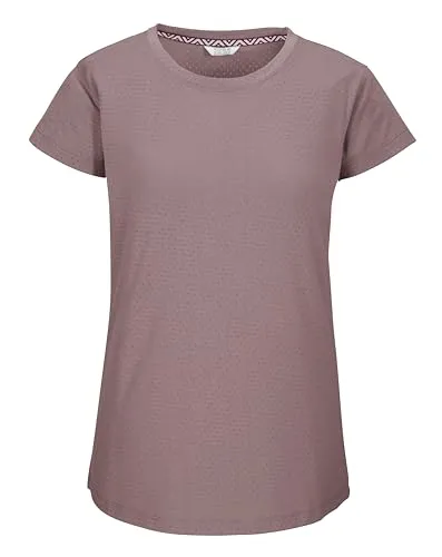 killtec Damen Funktions T-Shirt/Tshirt Kurzarm KOS 23 WMN TSHRT, Woodrose, 46, 42849-000