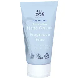 Urtekram Fragrance Free Sensitive Skin Hand Cream - Handcreme für empfindliche Haut, die mit Bio-Aloe vera, Bio-Sheabutter und natürlichen Inhaltsstoffen intensiv Feuchtigkeit spendet und die Hände seidig-weich pflegt. 100% vegan und ohne Duftstoffe, ideal für Allergiker.