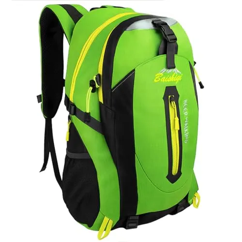 OcioDual Wanderrucksack 30L Grün, Travelite Rucksack, Arbeitsrucksack Herren, Wanderrucksack Herren, Rucksack Wasserdicht, Reiserucksack, Camping, Survival und Outdoor-Sport