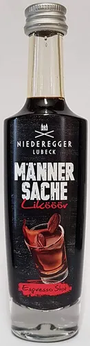 Niederegger Männersache Likööör Espresso Shot 22 Prozent Volumen 50ml