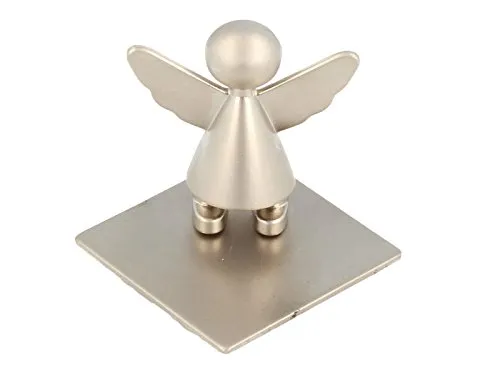 Michel Toys Zettelhalter - Kleiner Schutzengel - magnetisch, silberoptik Matt