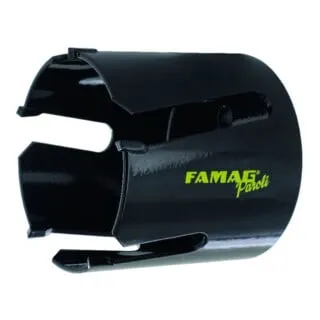 HM-Lochsäge PAROLI D80mm - Vielseitige Universal-Lochsäge - Lochsäge für Holz und Plattenwerkstoffe, ideal für präzise Schnitte in verschiedenen Materialien wie MDF, Gipskarton und Fliesen bis zu einer Ritzhärte von 6.