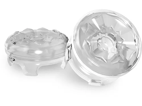 STEELSERIES KontrolFreek Galaxy Crystal FPS für Playstation 5 & 4, Thumbstick, Transparent