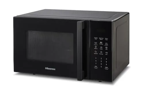 Hisense H29MOBS9HG Mikrowelle mit Grill - Mikrowelle mit 29 l, XL-Drehteller und 11 Leistungsstufen, ideal für vielseitiges Kochen und Grillen in der modernen Küche.