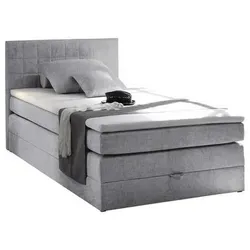 Xora Boxspringbett 140x200 cm, Hellgrau von Roller