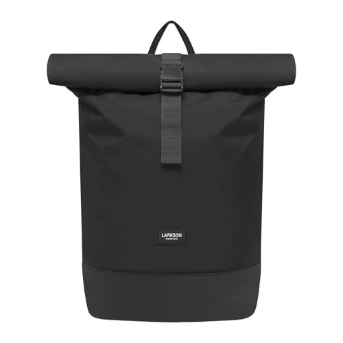 LARKSON Cityrucksack Janne – Wasserabweisend & Flexibel - Stylischer Tagesrucksack mit Rolltop-Verschluss (14-17 Liter) und gepolstertem Laptopfach. Ideal für Alltag und Reisen, bietet er Komfort und praktischen Zugriff auf deine Essentials.