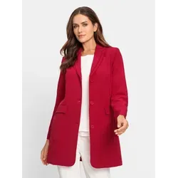 heine Blusenblazer Longblazer Langarm rot 34