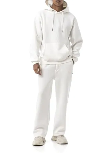 Redbridge Jogginganzug Set Hoodie und Jogginghose - Urbaner Sweat Anzug Weiß XL - Bequemer Jogginganzug mit Hoodie und Jogginghose – ideal für sportliche Freizeitlooks. Oversized Design, elastischer Bund und weiches Material sorgen für maximalen Komfort. Minimalistische Ton-in-Ton Stickerei macht ihn vielseitig kombinierbar.
