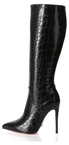 Giaro MILA BLACK CROCK Stiefel in Übergrößen Schwarz 40 von Giaro