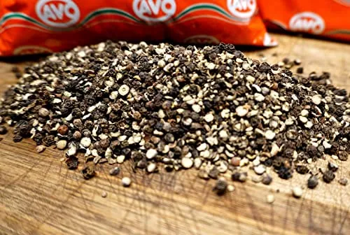 AVO Pfefferschrot/ Steakpfeffer/ Pfeffer schwarz geschrotet 1kg
