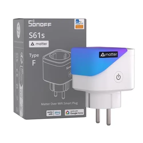 SONOFF S61s Smart Steckdose 16A/3840W – Fernsteuerung & Sprachsteuerung für Ihr Smart Home