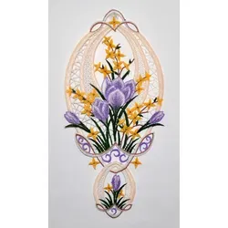 Poster & Bildende Kunst Beige von Stickereien Plauen