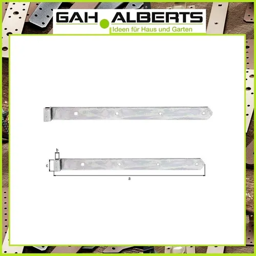 GAH Alberts Ladenband Stahl abgerundet 400 x 10 x 30 mm Stärke 3 mm # 313692