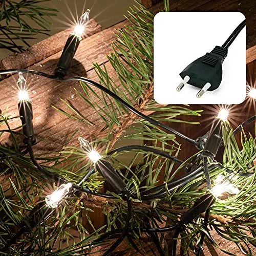 hellum 100er Lichterkette innen mit Stecker von Hellum