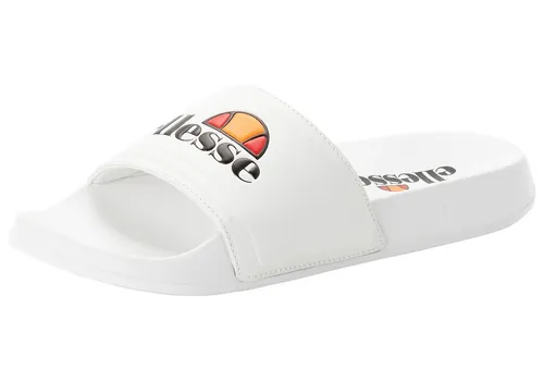 Ellesse Filippo Slide Badesandale weiß 39 EU - Badeschuhe in Größe 39, sportlicher Stil mit offenem Schnitt und leicht profiliertem EVA-Laufsohlenmaterial für höchsten Tragekomfort am Strand oder Pool.