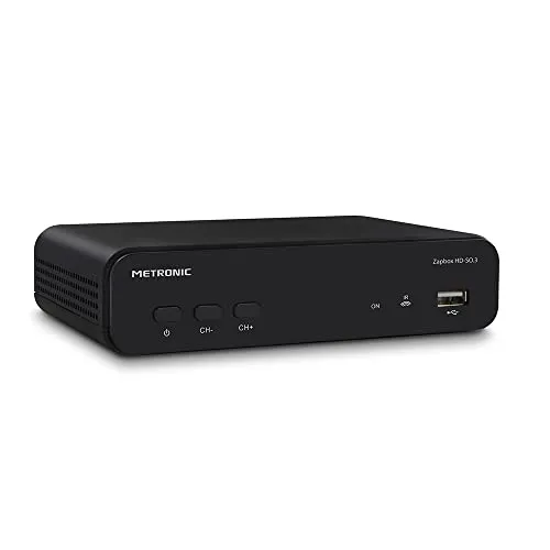 Metronic TNT Zapbox HD-So.3 Decoder mit USB-Port, Schwarz in schwarz von Metronic