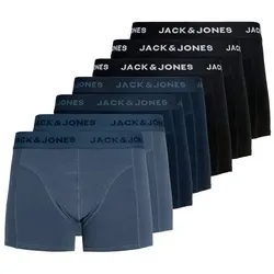 JACK & JONES Male Trunks 7er-Pack - Hochwertige Trunks im 7er-Pack, aus 95% Bio-Baumwolle für hohen Tragekomfort und optimale Passform. Ideal für den täglichen Gebrauch.