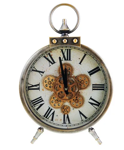 Produktbild Kremers Schatzkiste Antike Wanduhr mit Beweglichen Zahnrädern 48cm