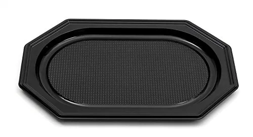 Inde Catering- Trays schwarz, 550 x 360 x 30 mm, 1167, 10 Stück