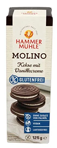 Hammermühle Molino Kakaokekse mit Vanillecreme, Glutenfrei, 125 g
