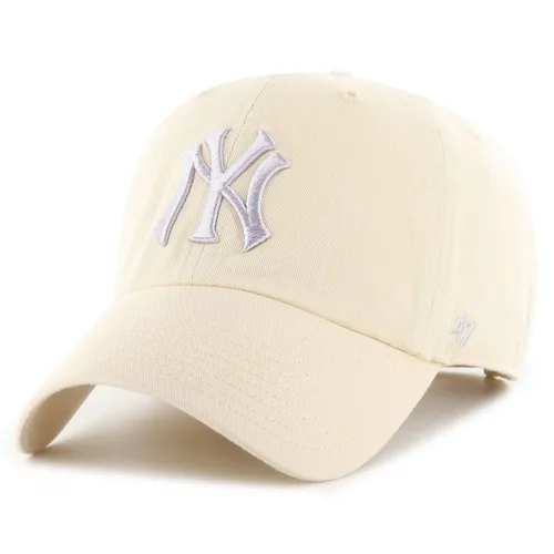 New York Yankees Strapback Cap - CLEAN UP - Unisex Baseballcap aus 100% Baumwolle, ideal für den Sommer und perfekt für Sport- und Freizeitaktivitäten.