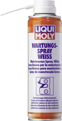 Liqui Moly Wartungs-Spray 250ml - Hochleistungs-Schmierstoff - Sonstige Kategorie, haftfester und wasserbeständiger Schmierstoff für Langzeit-Schmiersicherheit, ideal für bewegliche Teile und leise Anwendungen.