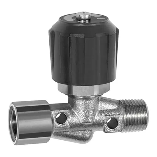 Produktbild RIEGLER 136235-212.40-N Nadelventil, Messing vernickelt, IG/AG, Rp/R 1/4, DN 4, 1Stk
