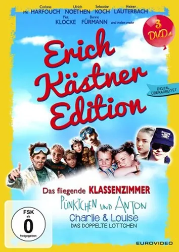 Erich Kästner Edition - flieg. Klassenzimmer; Pünktchen; Charlie- DVD NEU OVP 49