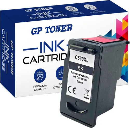 Druckerpatronen Ersatz für Canon PG-560 XL CL-561 XL Pixma TS5350 TS5351 TS5352 TS5353 TS7450 TS7451 - Schwarz