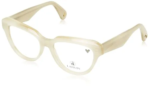 Lanvin LNV2635 103 Ivory Horn Eyewear Woman Acetato, Tea Cup, 54