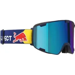 Red Bull Spect Park Skibrille Blau CAT3 - Wintersport-Brillen mit zylindrischer Linse und FREE-D-Technologie für verzerrungsfreie Sicht. Ideal für Freestyle und All-Mountain-Abenteuer, bietet Komfort und einen stylischen Look.
