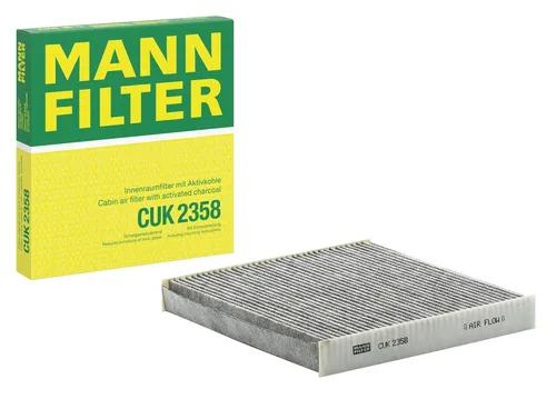 MANN-FILTER CUK 2358 Innenraumfilter – Pollenfilter mit Aktivkohle – Fuer PKW