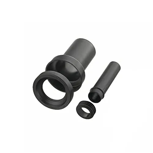 WC-Anschluß Anschluss-Set Stutzen Abfluß DN90 x L220 & DN45x190 Abflussrohr