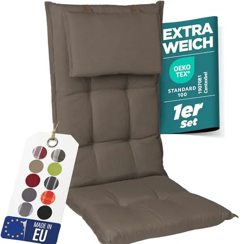 gardisun Hochlehner Gartenstuhlauflagen in beige von Gardisun