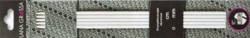 Lana Grossa Strumpfstricknadel Aluminium | leicht & stabil | Basisvariante in bewährter Qualität | ideal für Socken, Ärmel & mehr - 15/3,0