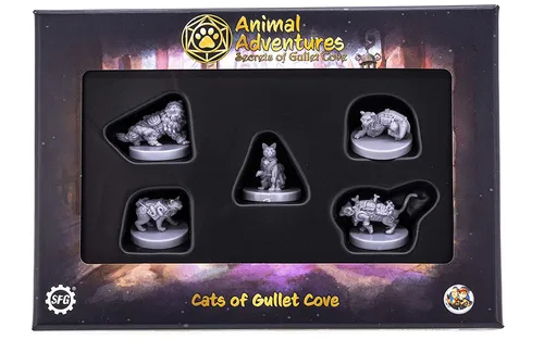ANIMAL ADVENTURES: SECRET OF GULLET COVE (CATS) zum Bemalen oder Spielen - #C3