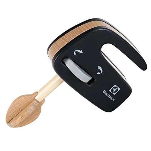Electrolux 7402 Handmixer, Holz I Mixer mit drehbarem Quirl | Zubehör für Kinder- und Spiel-Küchen I Maße: 11,5 cm x 4,5 cm x 17,5 cm I Spielzeug für Kinder ab drei Jahren