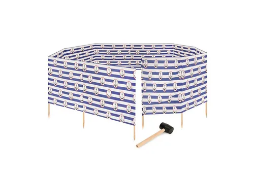 Garronda Windschutz Strand Sichtschutz 15m lang mit Gummihammer GAEX001