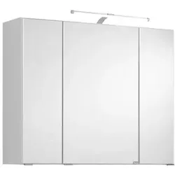 Badezimmer Spiegelschrank 80cm mit LED Beleuchtung