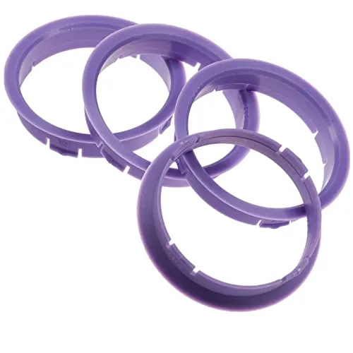 4X Zentrierringe 63,3 x 60,1 mm lila Felgen Ringe Made in Germany