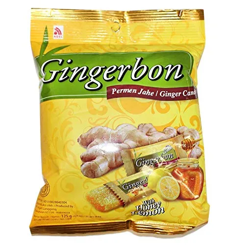 Agel - Ingwerbonbons mit Honig und Zitrone Aroma - 125g