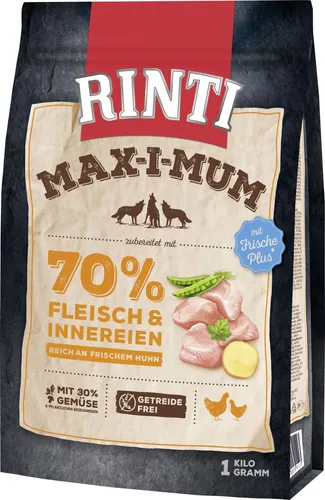 Rinti Max-i-Mum Hundetrockenfutter Adult 1 kg Huhn