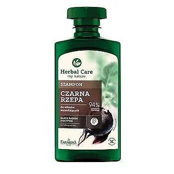 Farmona Herbal Care Black Radish Shampoo gegen Haarausfall 330 ml - Shampoo für Damen, 330 ml, stärkt Haarfasern und schützt vor Haarausfall, sorgt für gesunde, glänzende Haare und frische Kopfhaut.